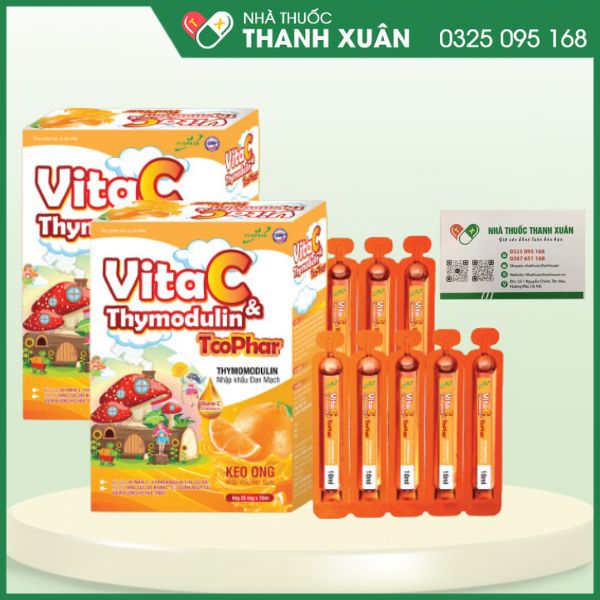 Vita C &amp; Thymodulin TcoPhar giúp tăng sức đề kháng